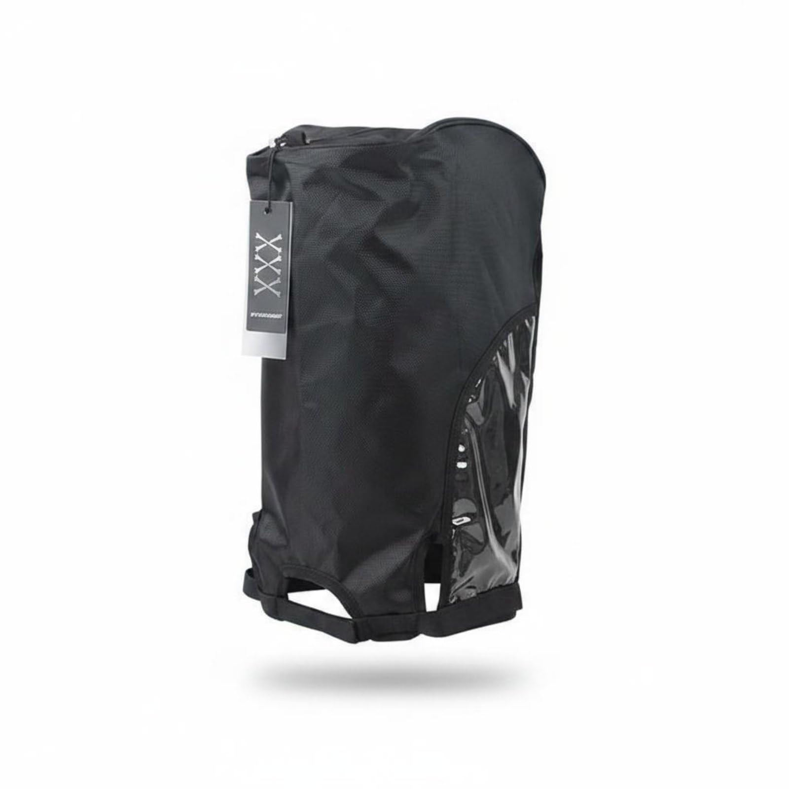 Gralara Couvre-Sac de Golf Noir Nylon Capuchon de Sac Golf Fermeture Auto-Agrippante, Modèle Adulte Nylon Noir Imperméable Amélioré