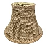 Royal Designs CS-202BL True Bell Chandelier Lamp Shade, Size 6, Burlap