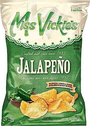 Miss Vickies Chips Jalapeno Kettle Cooked Potato 220g (2-Pack)