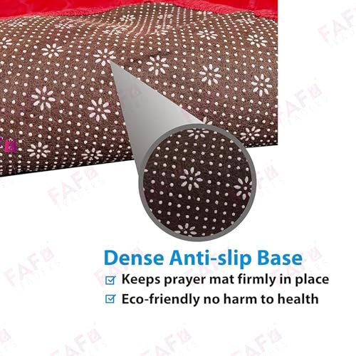 Image of Modern Premium Janamaz Prayer Mat Musalla Soft Velvet Mat for Salah Musallah and Namaz