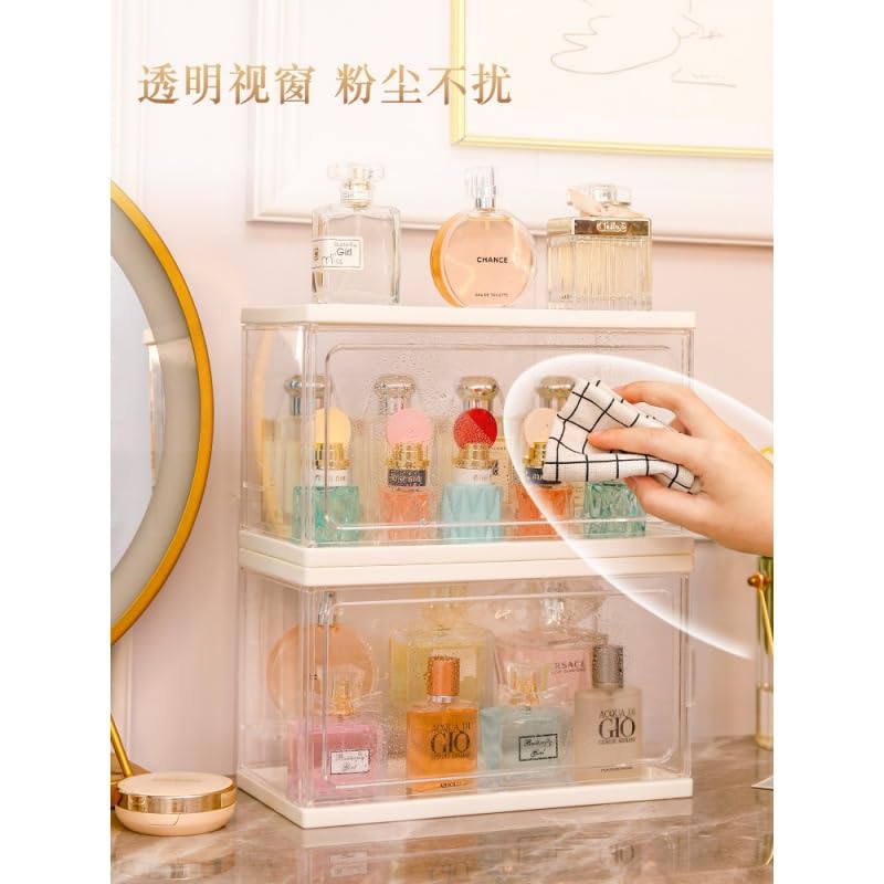 Amazon.co.jp: LIVIA香水収納箱 香水ホルダー 透明 防水防塵 香水