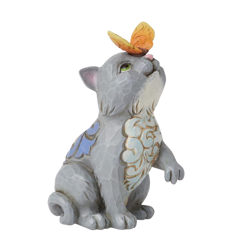 Enesco Heartwood Creek by Jim Shore - Figura de Gato Mariposa en la Nariz
