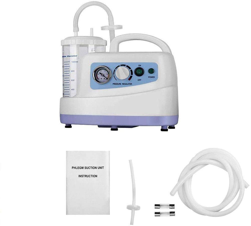 Máquina de succión automática de flema médica, recipiente de succión de 1000 cc para ancianos y niños, dispositivo de atracción portátil para uso doméstico