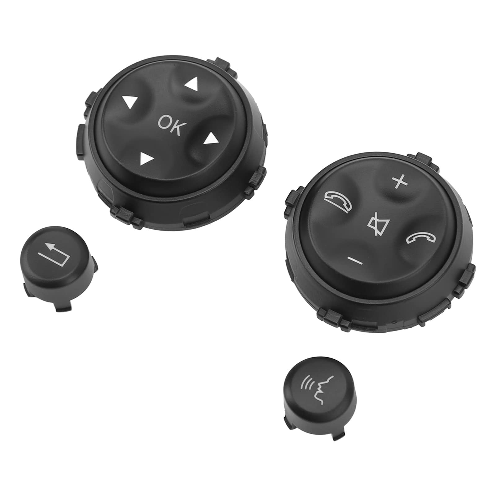4PCS Waterproof Rust Proof Replacement Steering Wheel Switch Button forW221 S280 2006‑2009