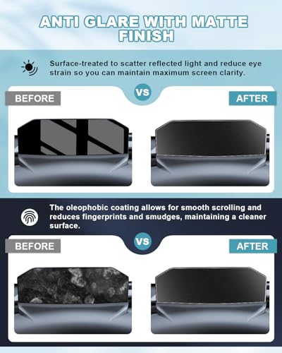 Image of CDEFG Matte Anti Glare for 2026 Toyota bZ bZ4X Screen Protector | Tempered Glass for 2026 Toyota bZ bZ4X (XLE /Limited) Accessories 7-inch Dash Intrument Cluster Screen Cover Anti-Fingerprint