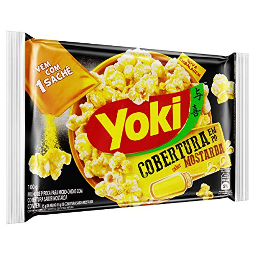 Popcorn Sachê Mostarda Yoki 100g