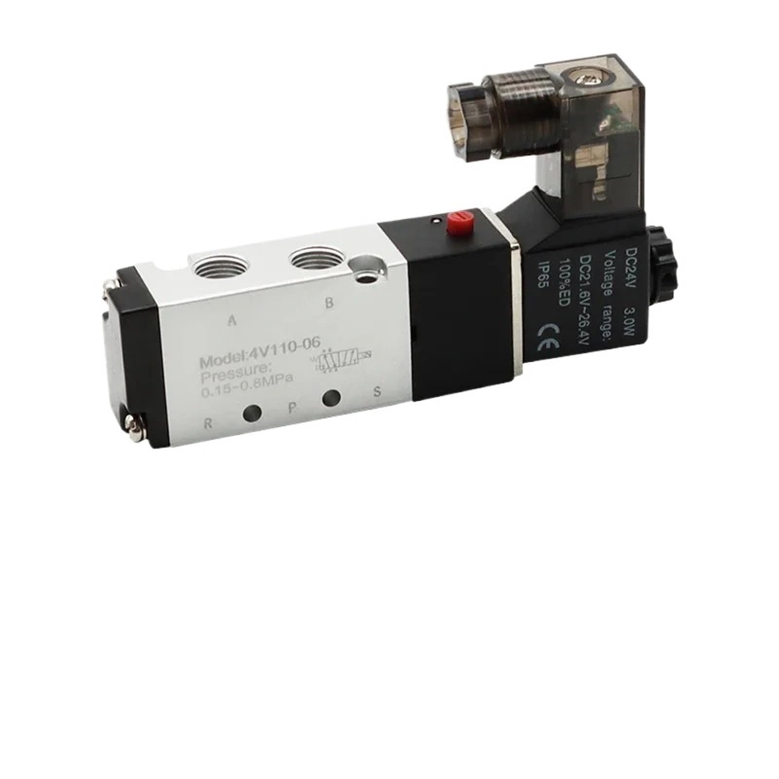 Electrovanne 5 voies 4V310-10 a commande magnetique stable et durable DC24V