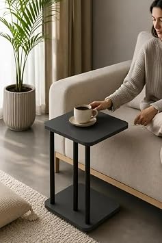 C Sehpa - Koltuk Yan Sehpas ,  ok Ama l  Laptop Sehpas , Modern Fiskos Sehpa, Kahve ve Servis Sehpas  Antrasit