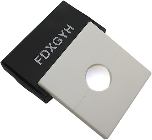 Miniatura 5 de FDXGYH 2 piezas de 2.0 pulgadas de ABS de pared dividida de brida autoadhesiva, cubierta cuadrada de placa de escudo para tubería de agua,