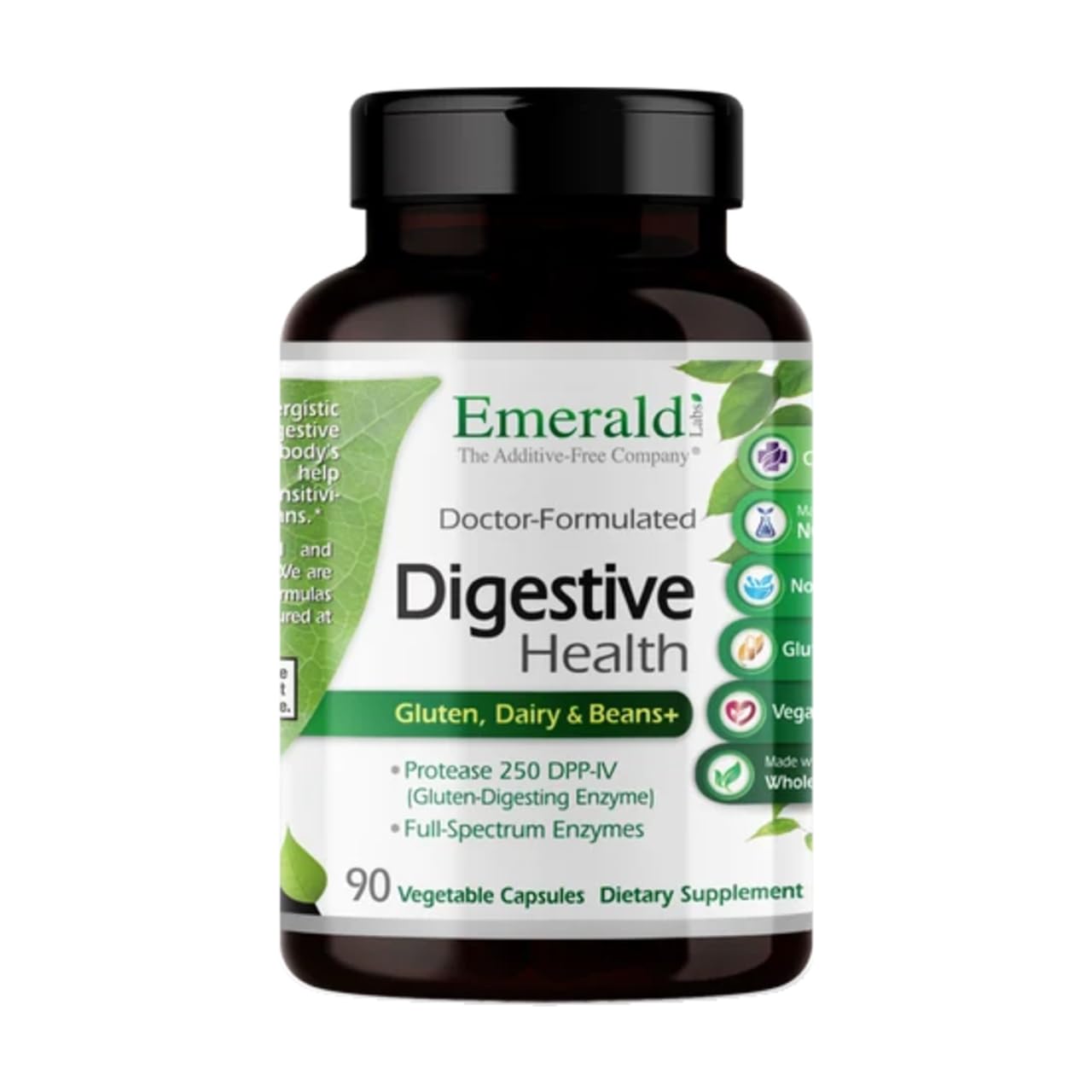 EMERALD LABS Digestive Health, 90 Vegetable Capsules (30-Day Supply)