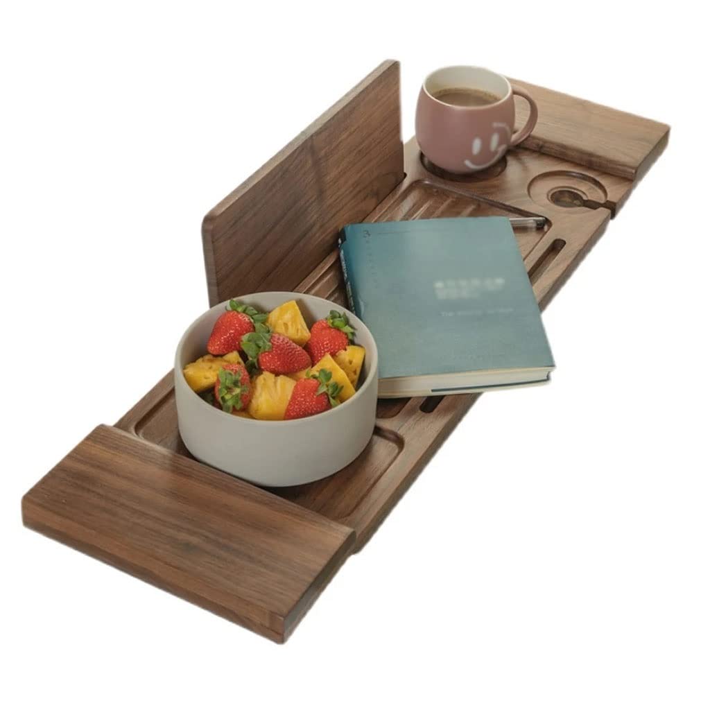 MYUYEE Bathtub Tray Bathroom Organizer Shelf Bathtub Tray Tablet Organizer Home Storage (A-S)