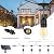 ZJOJO 60FT Solar String Lights Outdoor Waterproof, Solar Lights Outdoor with 15 Shatterproof Bulbs IP65, Patio Light for Outside Decor