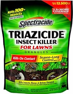 Spectracide Triazicide Insect Killer For Lawns Granules, 10 lb Bag, Kills All Listed Lawn-Damaging Insects