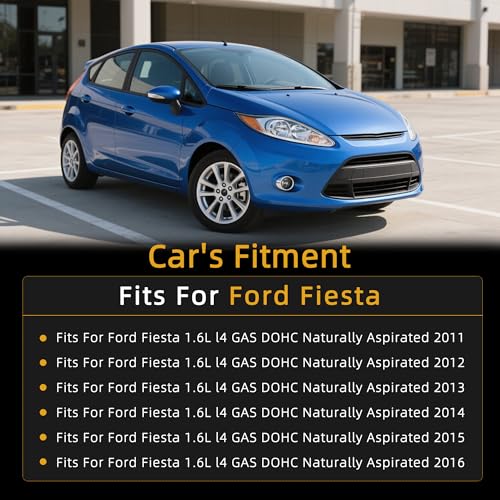 Image of Head Gasket Set with Bolts, 1.6L Fit for Ford Fiesta 1.6L 1596CC 97Cu. in. l4 Gas DOHC Naturally Aspirated 2011-2016 OE#HGS4313 ‎ES72797