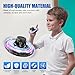 ETPlanet Black Hand Operated Mini Drones for Kids, Cool Magic UFO Flying Orb Ball Toy, Hover Boomerang Fidget Spinner with Lights, Indoor Outdoor Christmas Birthday Gifts for Boys Girls Teens 8 9 10+