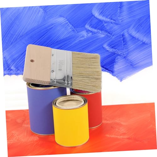 Pincel de pintura mango de madera Holibanna resistente y cepillo para playa 5