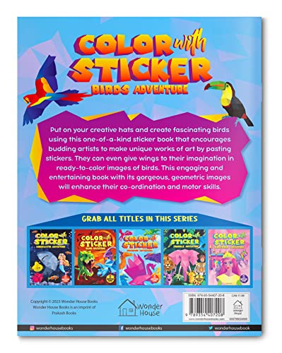 Image of Color with Sticker - Birds Adventure