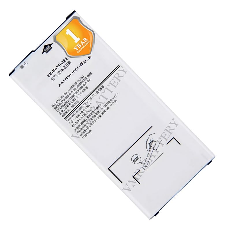 Image of Original EB-BA710ABE Battery Compatible for Samsung Galaxy A7 (2016) (SM-A710F) - (3300mAh) - 1 Year Warranty K7
