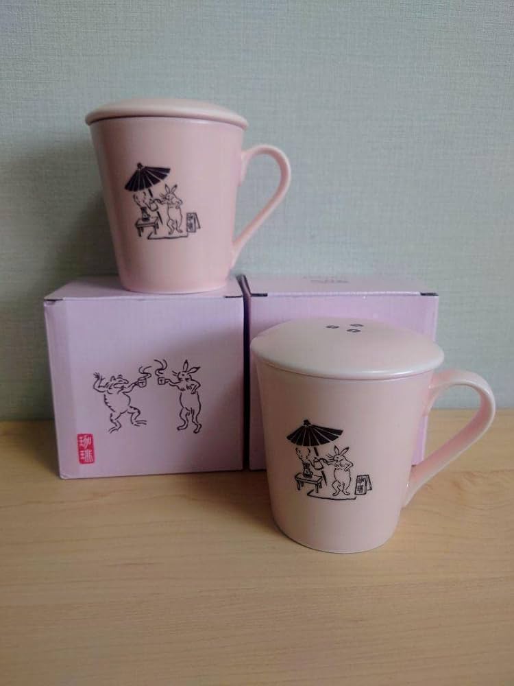 タリーズ✖︎貴重鳥獣戯画かまわぬ★人気完売品のタンブラー&蓋付きマグ＆トート３点 Amazon.co.jp: 2点セット タリーズ かまわぬ 鳥獣戯画 フタ付き