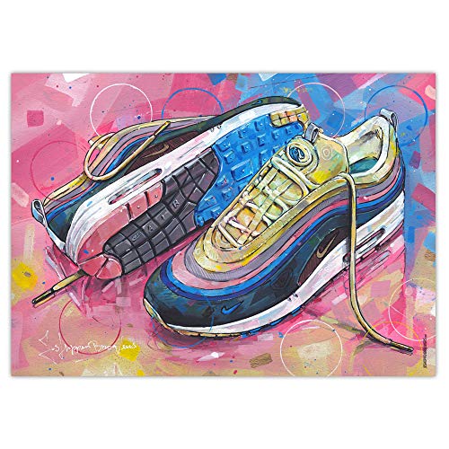 www.joshoppenbrouwers.com Nike Air Max 1 Sean Wotherspoon stampa artistica (70 x 50 cm) senza cornice