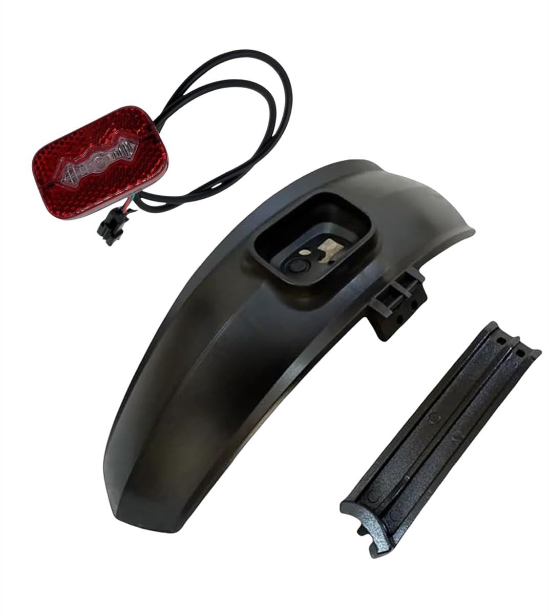 Original Rear Fender Kit with Taillight for JOYOR S5 S8 S10 Electric Scooter Rear Mudguard with Installation Bracket Replace Parts