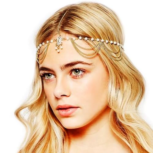 Yean Bandeaux chaînes pour femmes, avec pendentif, de style bohème