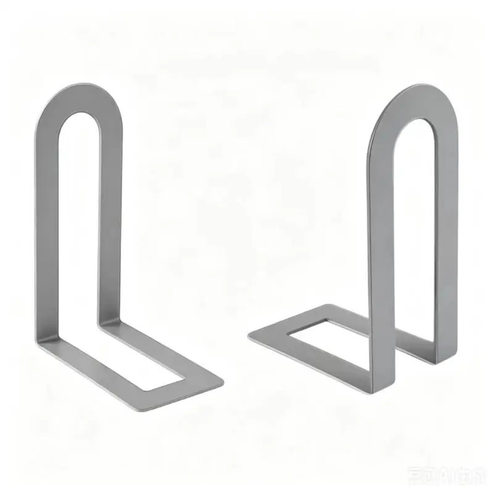 Desktop Bookends 2 Pair L shaped Iron Bookends Decorative Book Ends Holder Stationery Supplies for Book Storage