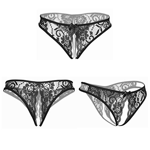 Jelove LINUMIN Women Sexy Panties Floral Lace Briefs Thongs Underwear Pack of 42