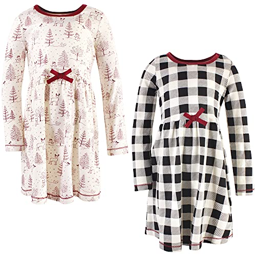 Image of Touched by Nature Girls, Toddler, Baby and Womens Organic Cotton Short-Sleeve and Long-Sleeve Dresses