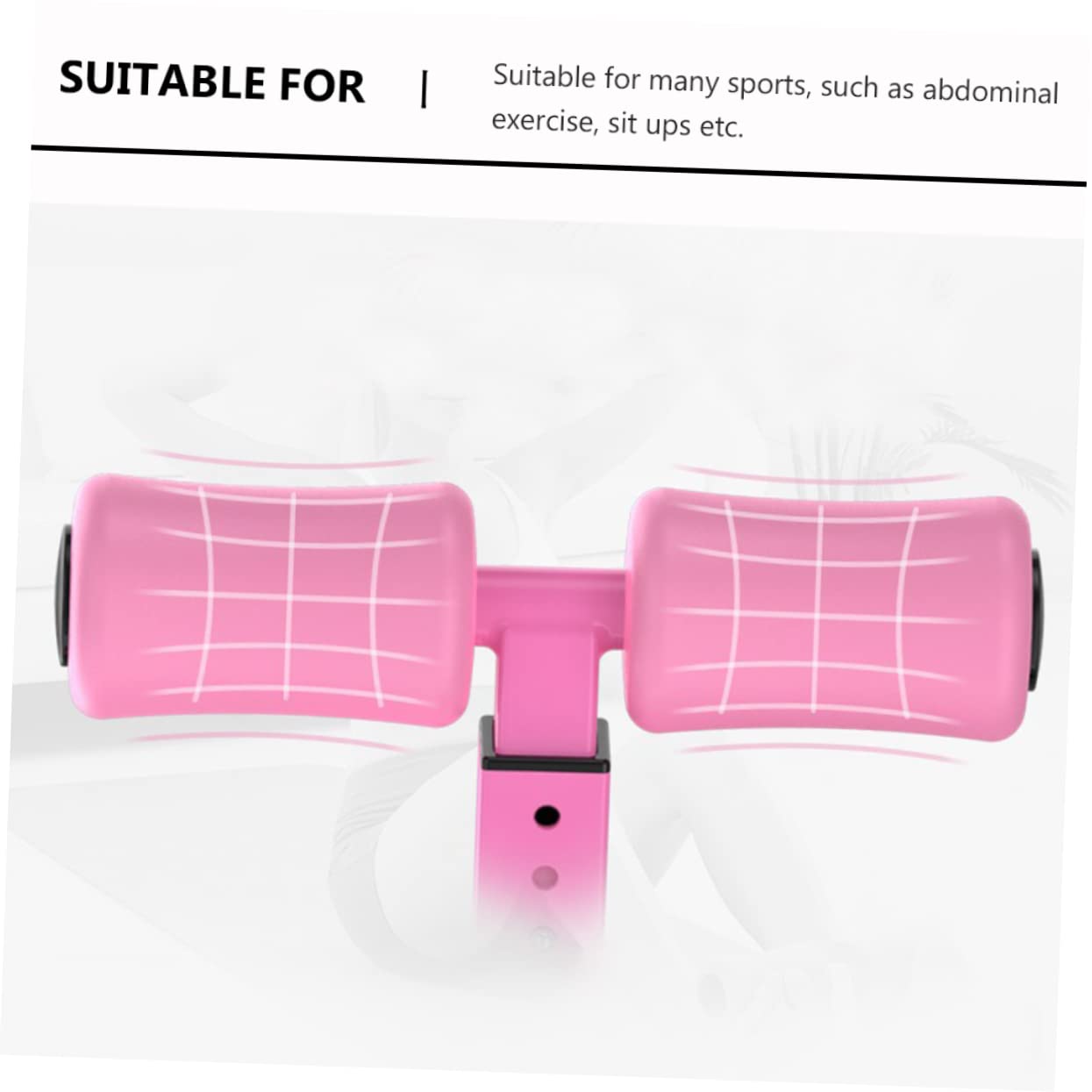 POPETPOP Abdominal Exercise Machine Sit-up Assistant Device Pushup Bar Sturdy Compact Design