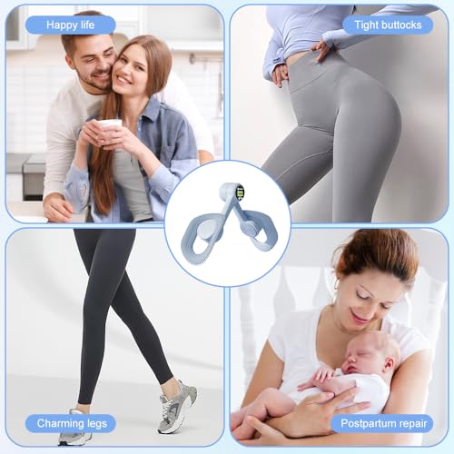Dijbeentrainer, bekkenbodemtrainer voor vrouwen, Thigh Master trainingsapparaat met intelligent tellen, trimmer-binnenbeen, heuptraining, armtraining - Afbeelding 5