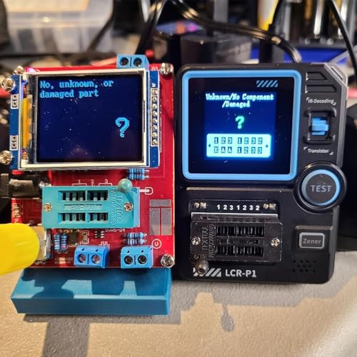 Image of Transistor Tester LCR-P1 Transistor Capacitor Tester Multifunctional SMD Electronic Component Tester Diode Triode Zener Diode Resistance Inductance Battery Test LCR Meter MOS PNP NPN ESR Meter