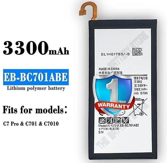 Image of Original EB-BC701ABE Battery for Samsung Galaxy C7 Pro /C7000 C7010 C2018 C701F Battrey with 1 Year Warranty**** (Y00000283)