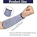 5 Pairs Cut Resistant Arm Sleeve Forearm Protection Sleeves Level 5 Protection Bite-Proof Arm Protectors Safety Arm Guard for Men Women(21CM)