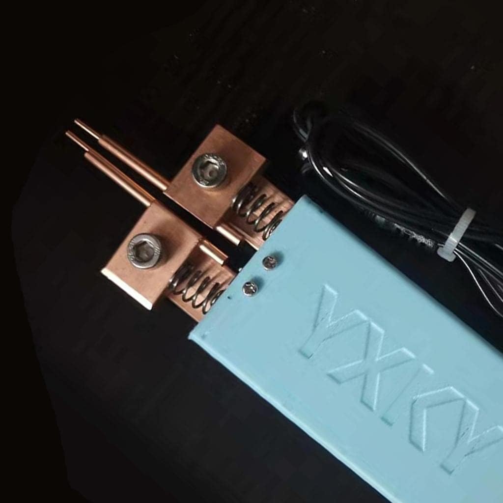 Adjustable Integrated Spot Welding Solder Pen 18650 Working Metal - DIY Hand-held Welder Kit with Built-in Switch - Blue