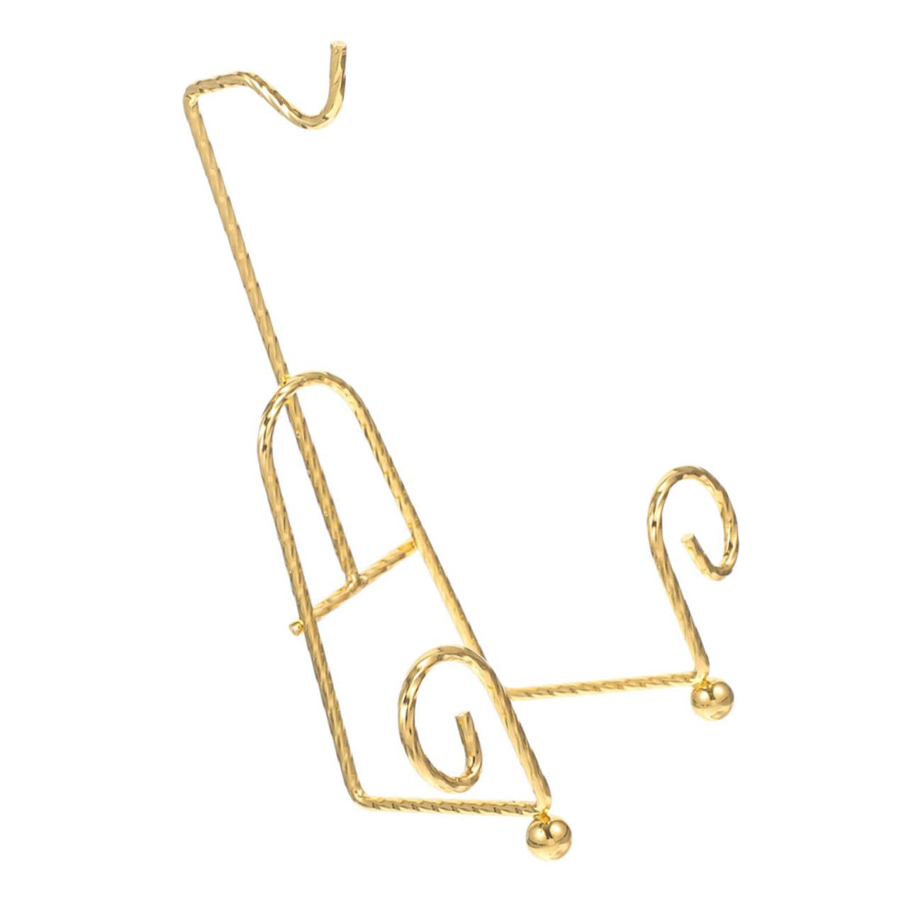 IWOWHERO Elegant Metal Cup Holder Stand Stylish Display Rack for Tea Cups Mugs and Plates and Reliable Kitchen Organizer for Home Single Unit