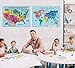 MWB USA & World Maps Posters for Wall - Educational Posters for Kids | Perfect for Classroom Decor or Home | 18