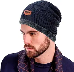 Gorro Frio Extremo Lã Forrado Pelinho Touca Estilosa Feminina Masculino Cores Viagem