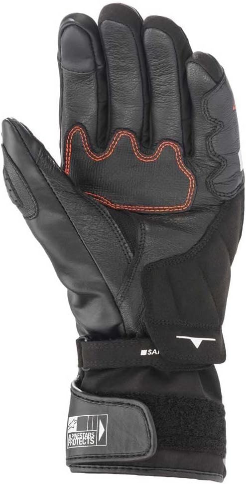 Alpinestars SP-365 Drystar Gloves, L, Black/Red Fluo/White