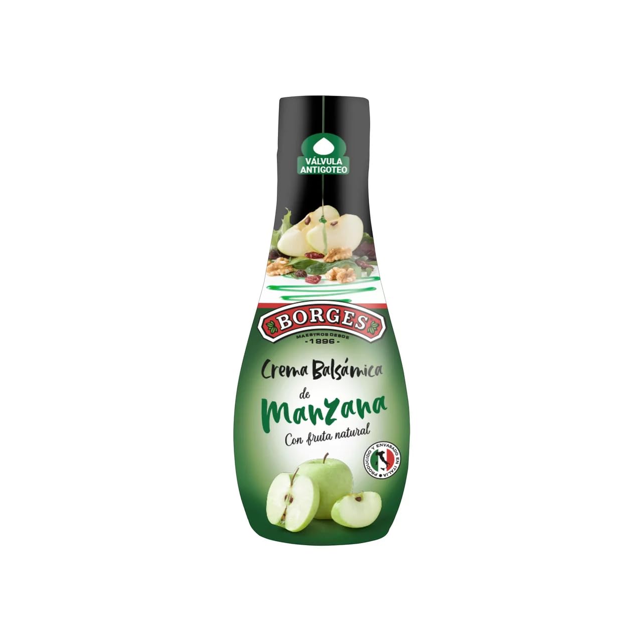 BORGES - Crema per aceto di mele con gusto balsamico, 250 g, confezione da 6