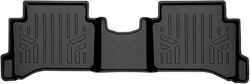 SMARTLINER Alfombrillas de suelo de ajuste personalizado, forro de segunda fila, color negro, compatibles con Hyundai Ioniq Hybrid 2017-2022 (no es