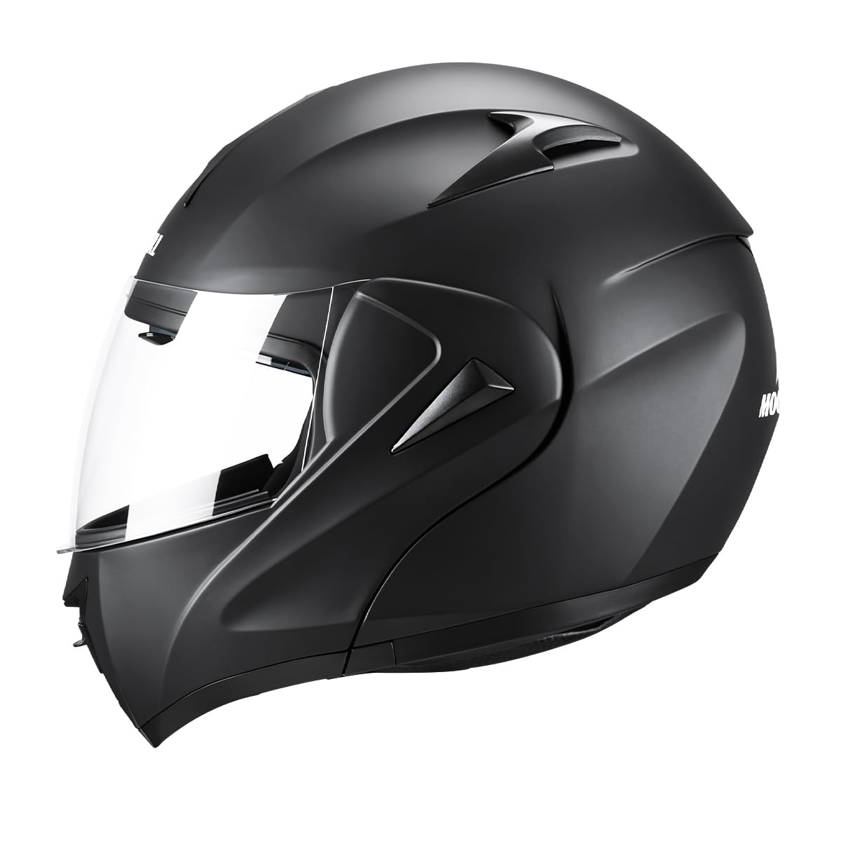 Casco Integral de Moto, Casco Modular, para Hombre y Mujer, con Viseras Dobles, Certificación ECE 22.06, Negro Mate