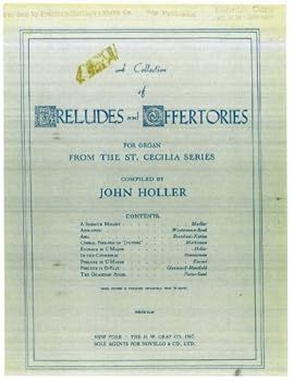 Paperback A Collection of Preludes and Offertories, for Organ from the St. Cecilia Series Book