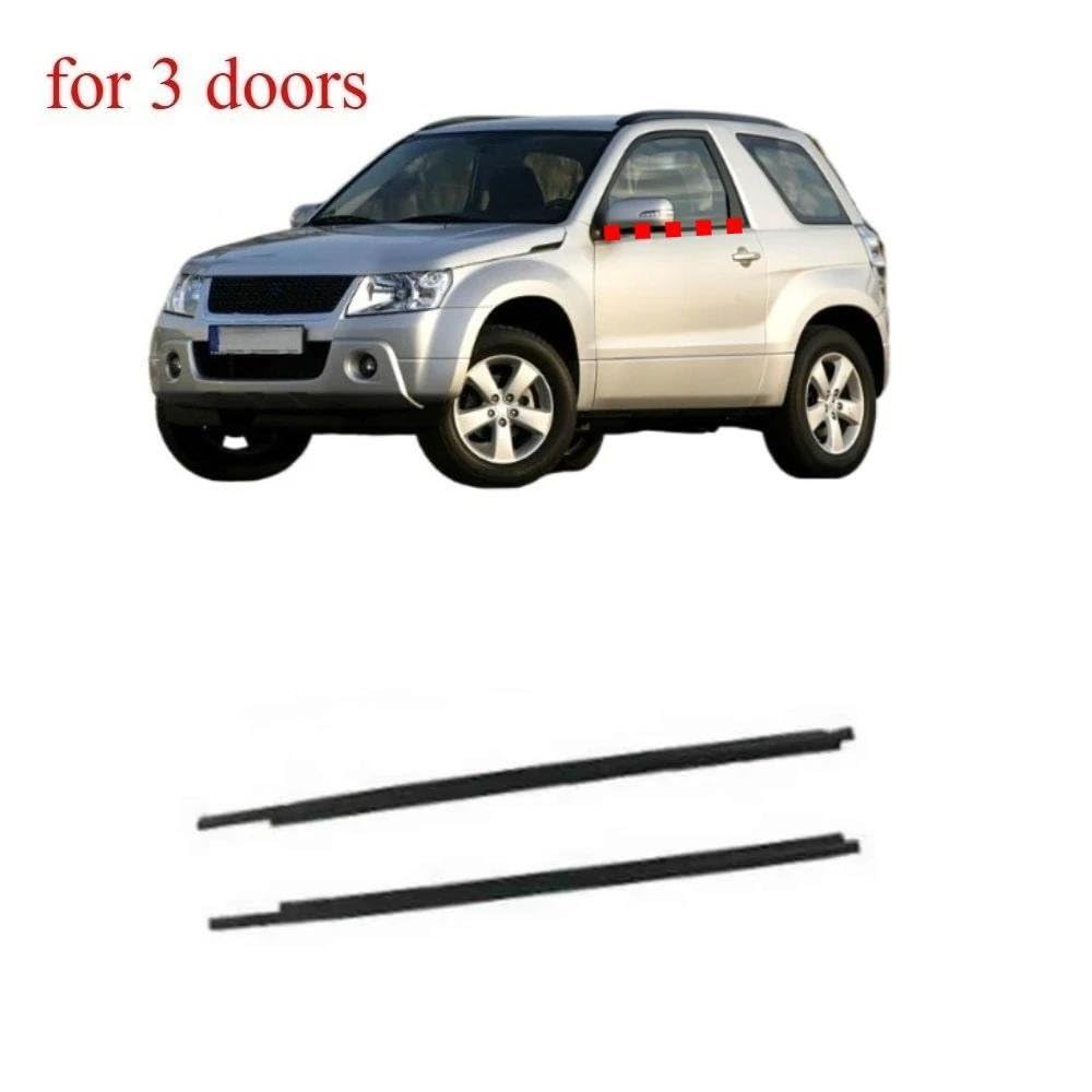 Striscia Tenuta Portiera Guarnizione In Gomma Finestrini Esterni Da 109Cm Per Grand Per Vitara 3 Porte 2007-2012 83831-65J00 Non Per 5 Porte Guarnizioni(2 pezzi)