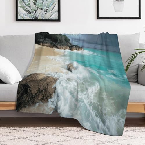 Couverture extra large en flanelle de microfibre pour lit et canapé - 7