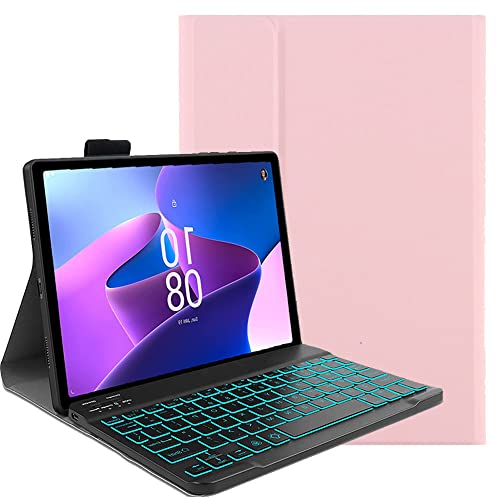 Coque Clavier Lenovo Idea Tab Pro Gen 2 13" 2026 Rose QWERTY Amovible
