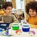 sdaymol Crystal Growing Kit for Kids - 4 Colors Hedgehog to Grow Fast in (24H),Science Experiments Learning & Educational Toys,Science Kits for Kids Age 8-12 STEM Project Gifts for Boys & Girls 6+