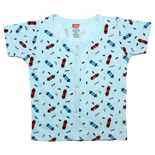 Image of LuvLap Baby Boys & Girls Regular Fit 100% Cotton Half Sleeve Jhabla