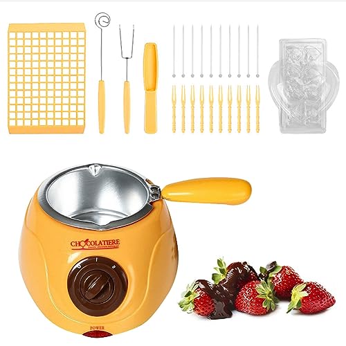 Horno eléctrico de fusión de chocolate, calentamiento a temperatura constante, control de doble olla para hornear tú mismo