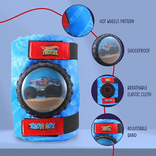 Image of Kids Elbow and Knee Pads, Protective Gear Set, Adjustable Straps